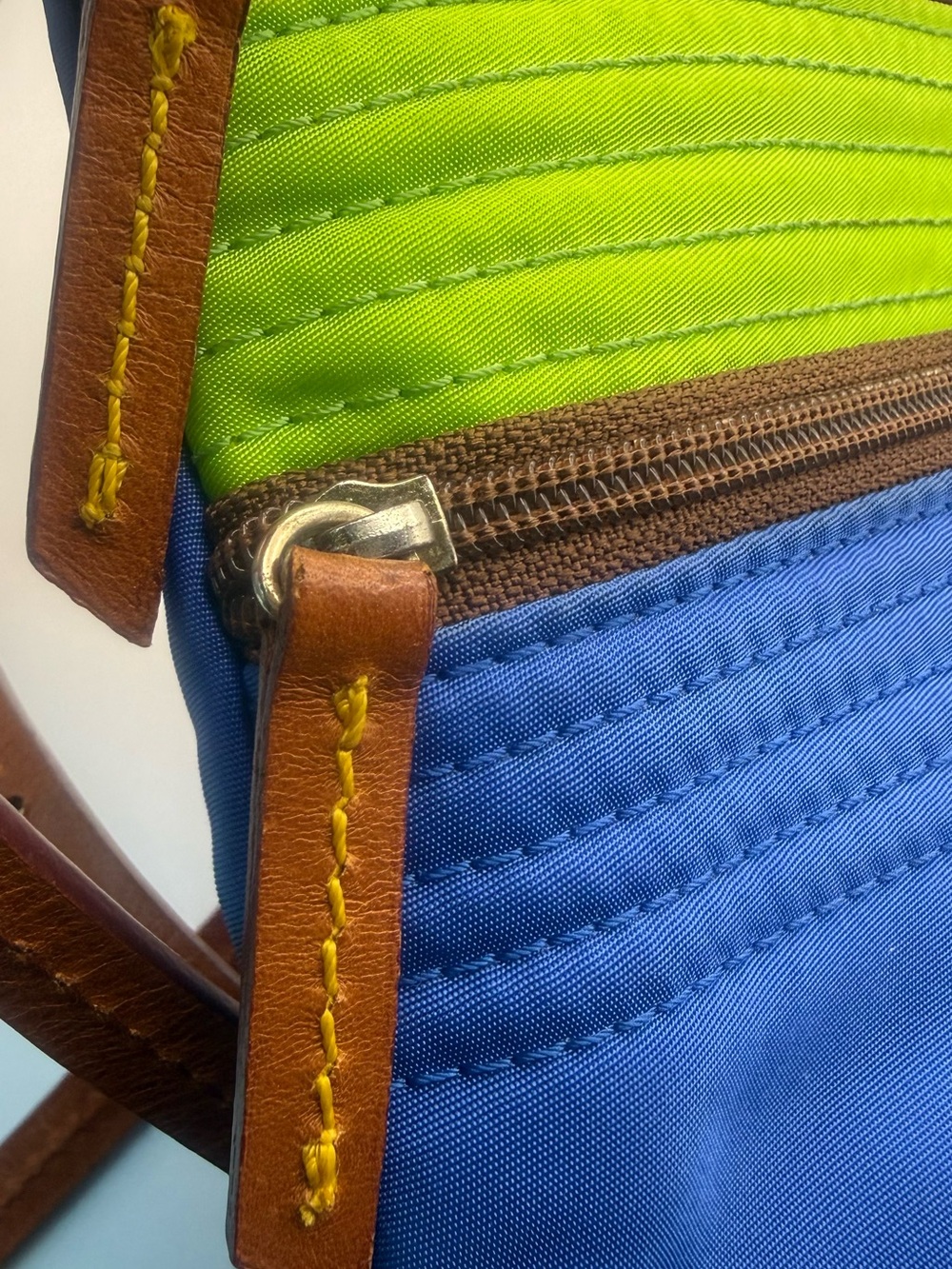 Dooney & Bourke Nylon North South Triple Zip Crossbody Bag - Picture 6 of 11